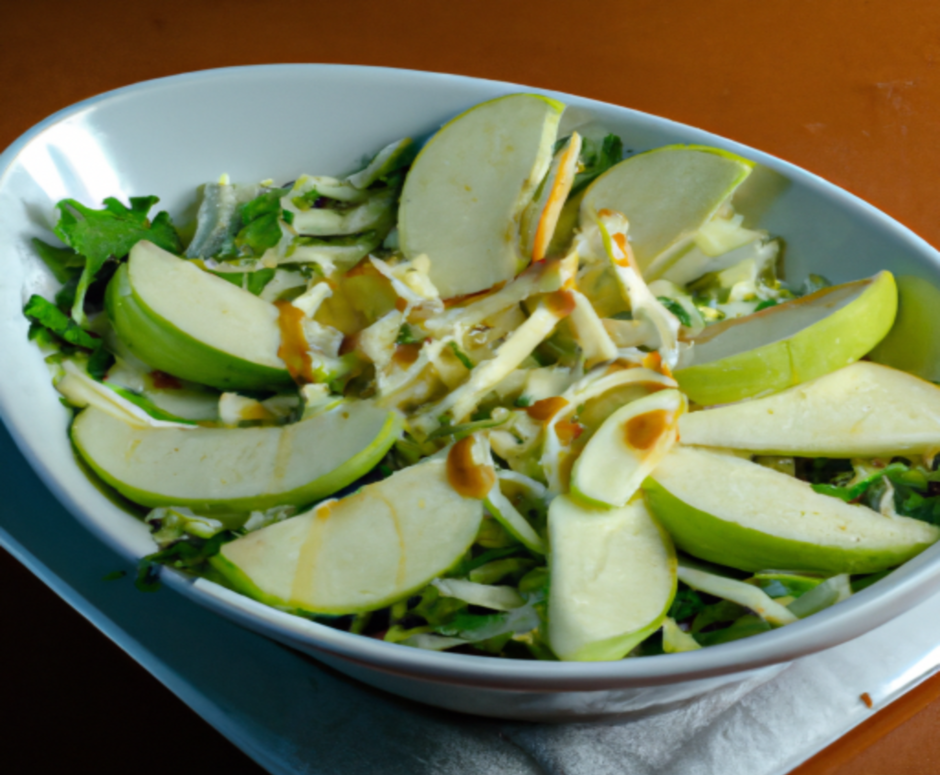 Read more about the article Ensalada con toque Europeo de Manzana Granny Smith Francesa y queso costeño