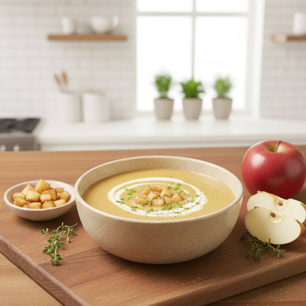 Crema de Manzana Europea y Papa